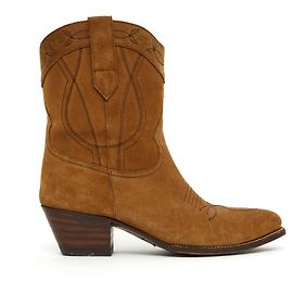 Stivali Celine Slimane 2021 FR41 Camoscio Oro Bassi Tiag Stivali UK7 US9.5 Céline