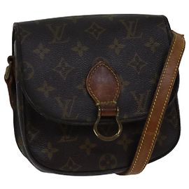 LOUIS VUITTON Monograma Saint Cloud PM Bolsa de Hombro M51244 LV Auth bs17627