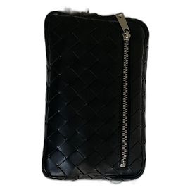 Borsa Bottega Veneta in pelle intrecciata nera