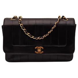 Chanel Classico Senza Tempo Medio Diana Mademoiselle Striscia Flap Singolo