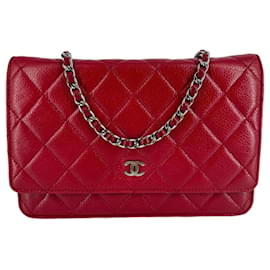 CHANEL Portafoglio a Catena WOC caviar