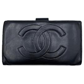 Chanel CC Geldbörse aus Lammleder
