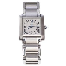Accessorio CARTIER Tank Francaise in Acciaio Argento - 101991