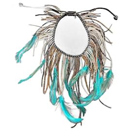 Collar Salviati de perlas y plumas de vidrio de Murano - Autre Marque