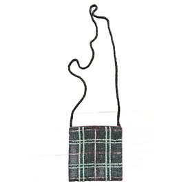 Bolso de mano Furla de perlas plateado rojo gris oscuro