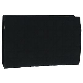 Pochette Canage in Nylon Nero e Oro Autentica Christian Dior ep5643