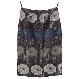 Gonna midi in jacquard con stampa floreale Etro in poliestere multicolore
