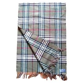 Grüner Tartan Schal aus Schafwolle - Autre Marque