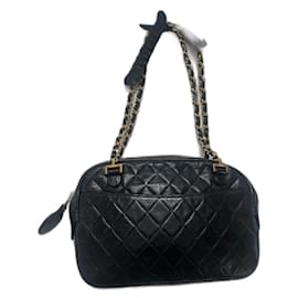 Borsa Fotocamera Chanel Nera in Pelle
