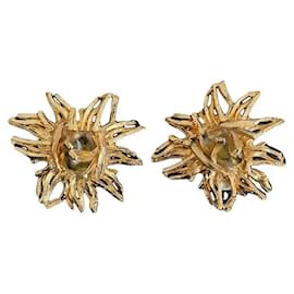 Orecchini a clip Gavilane Paris placcati oro con pietra verde - Autre Marque