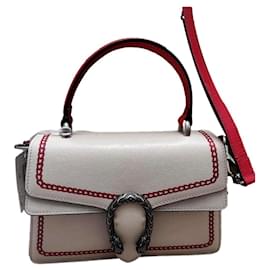 Borsa a mano Gucci Dionysus in pelle beige