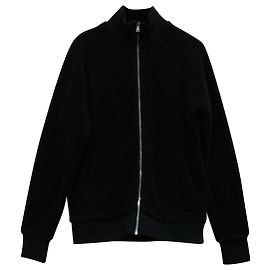 Autre Marque Mr P. Fleece Zip Up Jacket in Black Polyester