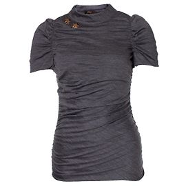 Top gris arrugado de Louis Vuitton