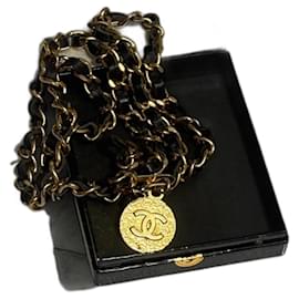 Vintage CHANEL Kettengürtel oder Halskette von 1982, Coco-Marke, gold - Chanel