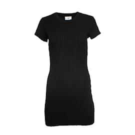 Anine Bing, vestido de canalé en negro