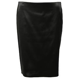 Falda lápiz midi Missoni en acetato negro