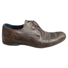 Scarpe stringate Kenzo in pelle marroni uomo taglia 42