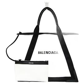 Borsa Balenciaga Navy Cabas M