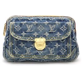 Bolsa de cintura 2 em 1 em denim Monogram Louis Vuitton