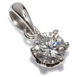 Autre Marque Pendente in diamante in platino Pt900