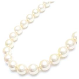 Autre Marque Collana di perle Akoya Argento 44cm