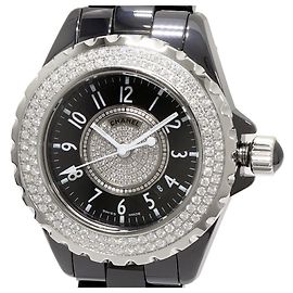 Chanel Schwarze Keramik J12 Uhr H1708