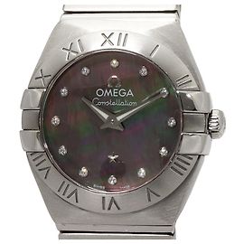 Omega Black Shell Constellation Uhr 123.10.24.60.57.003