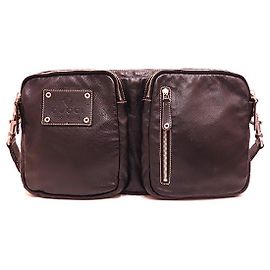Borsa a tracolla in pelle nera Gucci