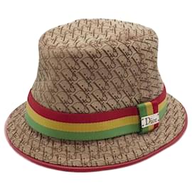 Dior Canvas-Leder Rastatrotter-Hut