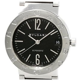 Autre Marque Bvlgari Bvlgari Automatik-Uhr mit schwarzem Zifferblatt BB33SSAUTO