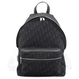 Zaino in pelle e tela Christian Dior 1VOBA088YKY H28E
