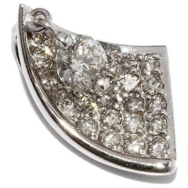 Autre Marque Pendente in diamante in oro bianco K18WG