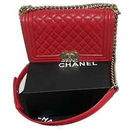 Bolso Med Boy Caviar CHANEL 2019