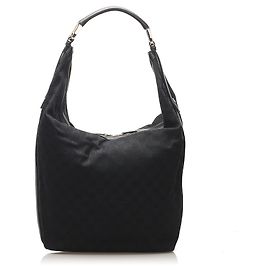 Borsa a tracolla Gucci GG Canvas nera