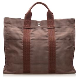 Hermès Sac cabas Hermes Herline MM marron