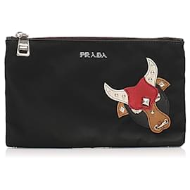 Pochette Prada Tessuto nera