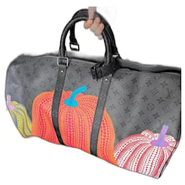 Louis Vuitton Keepall 55 Yayoi Kusama Leder Eclipse
