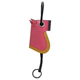 Hermès CAMAIL bag charm leather pink