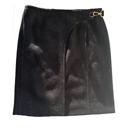 Falda Gucci Piccole Negra Gris