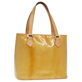 LOUIS VUITTON Borsa a Mano Houston Monogram Vernis Beige M91004 LV Auth 90153 - Louis Vuitton