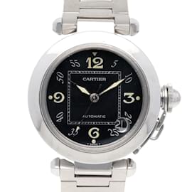 Automatische Armbanduhr aus Edelstahl Cartier Pasha