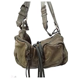Borsa a mano Zadig & Voltaire Rock Pelle Verde Oliva