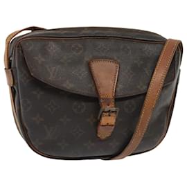 LOUIS VUITTON Monogram Jeune Fille GM Schultertasche M51225 LV Auth 89656