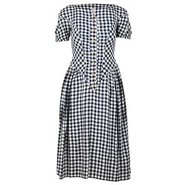 Vivienne Westwood kariertes Midikleid - 2000er