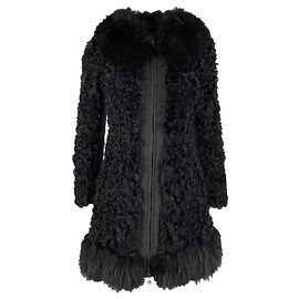 Cappotto in shearling Moschino Cheap and Chic con pelliccia - anni '10