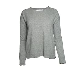 Zadig & Voltaire, grauer Strickpullover aus Kaschmir