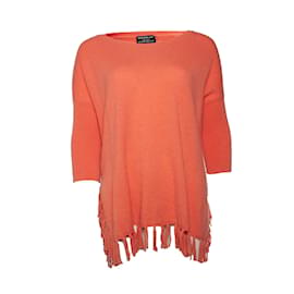 Fransiger Kaschmir-Top in Rosa - Autre Marque