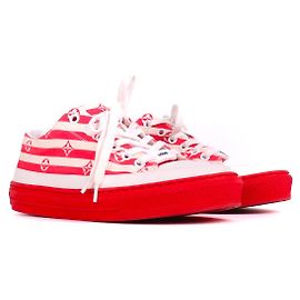 LOUIS VUITTON - Sneakers Stellar Louis Vuitton in tela bicolore (taglia 35.5)