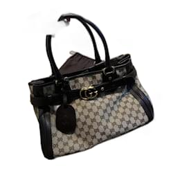 Borsa tote Gucci in pelle beige