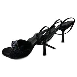 Miu Miu Tacchi a Fiori Peep Toe degli Anni 90